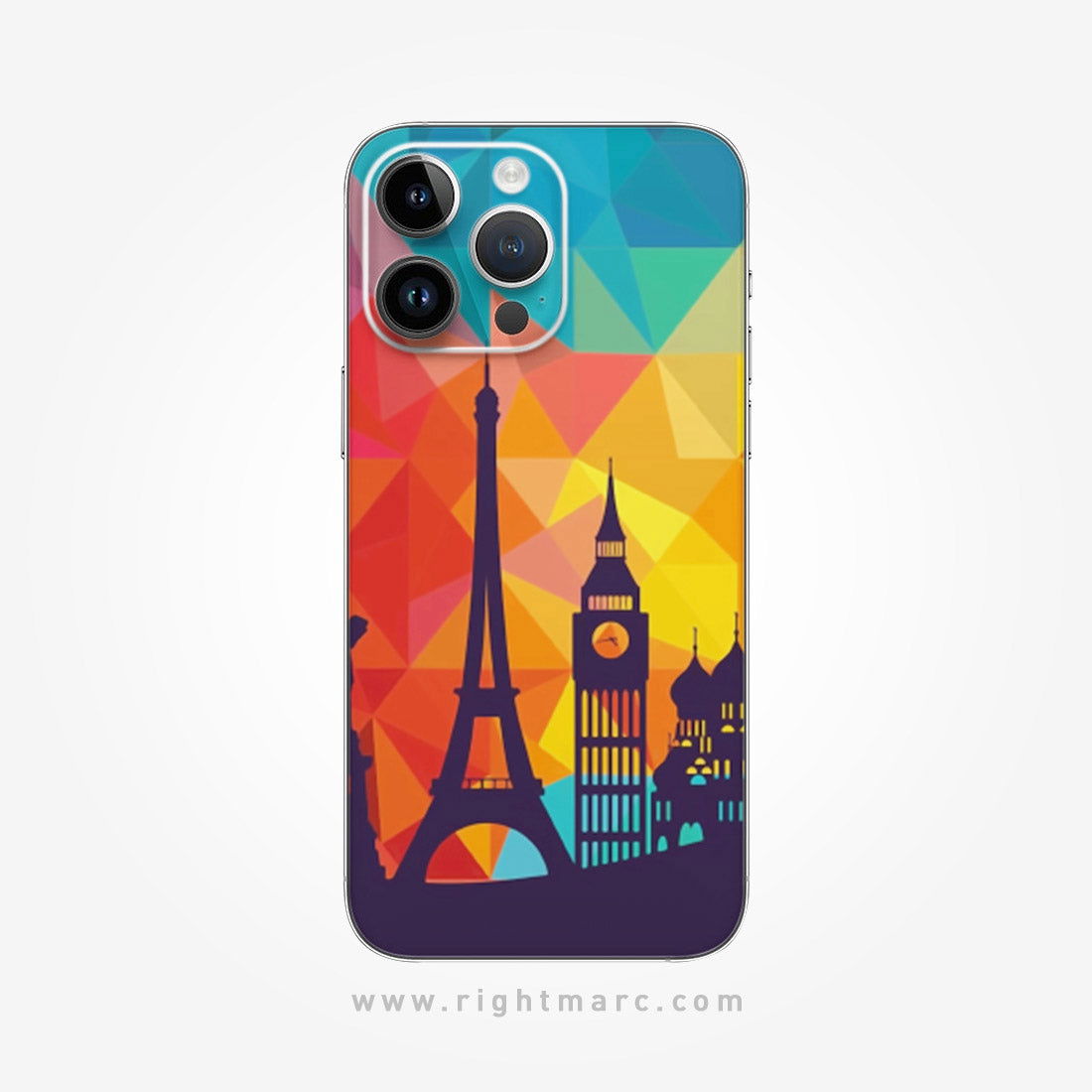 Abstract Monuments Mobile Skin Wrap - Right Marc