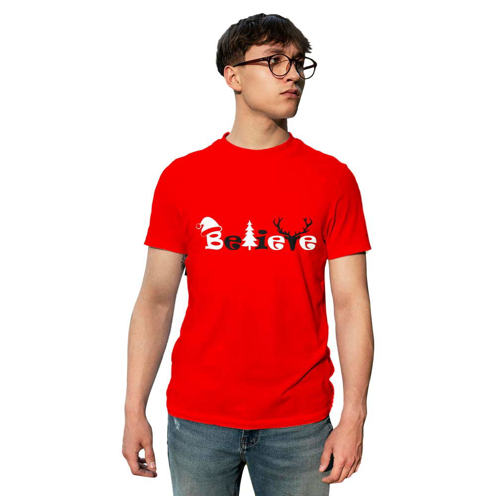 Believe Printed Unisex Graphics T-shirt for Men and Women - Right Marc