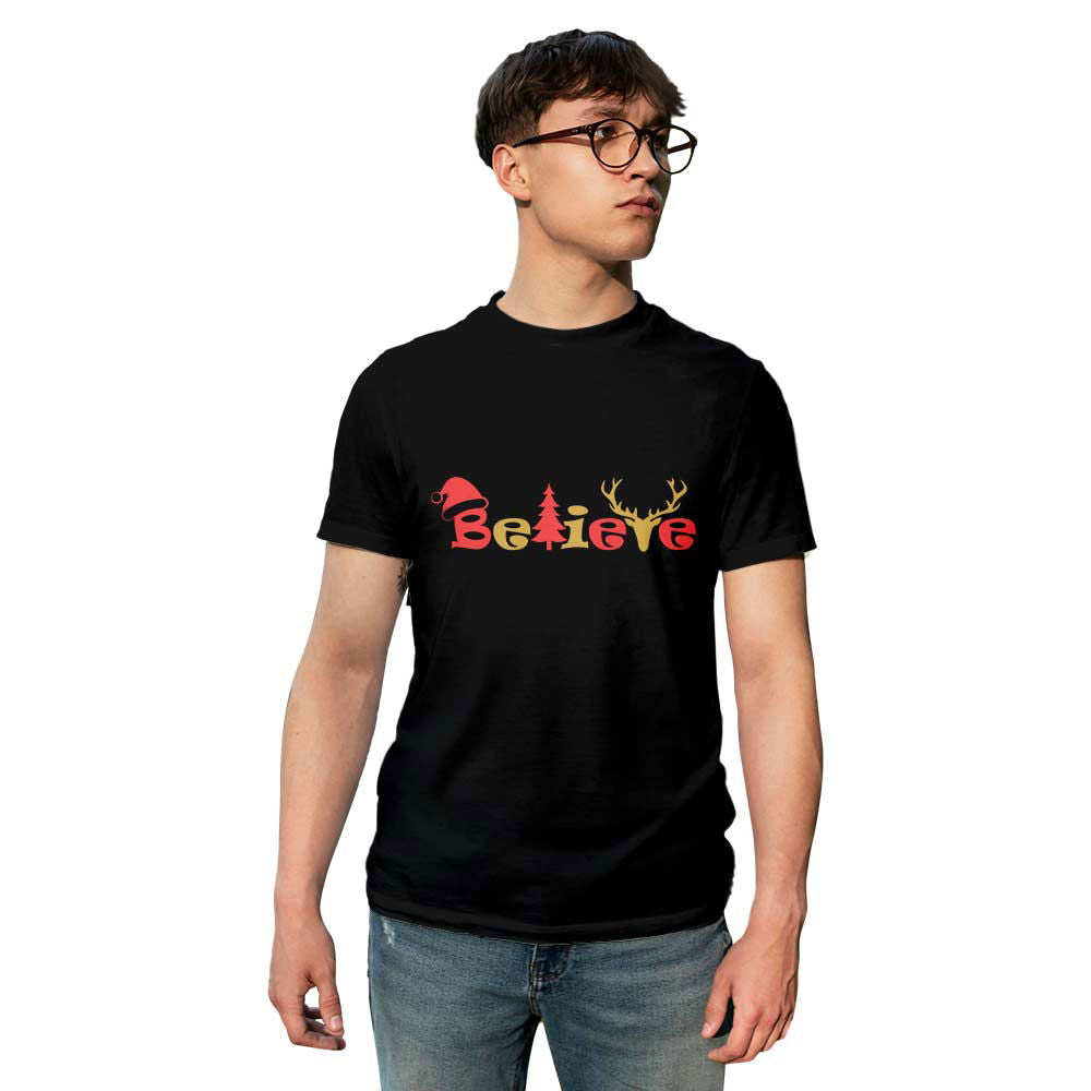 Believe Printed Unisex Graphics T-shirt for Men and Women - Right Marc