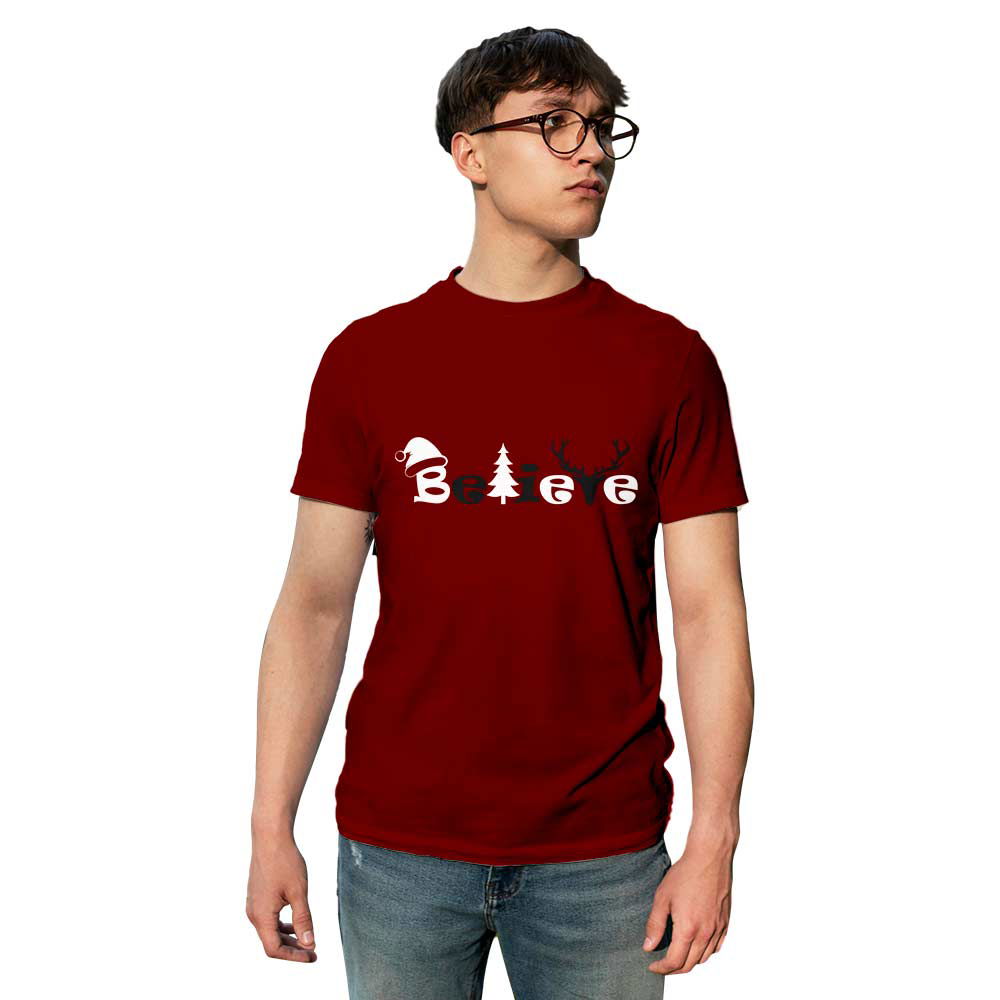 Believe Printed Unisex Graphics T-shirt for Men and Women - Right Marc