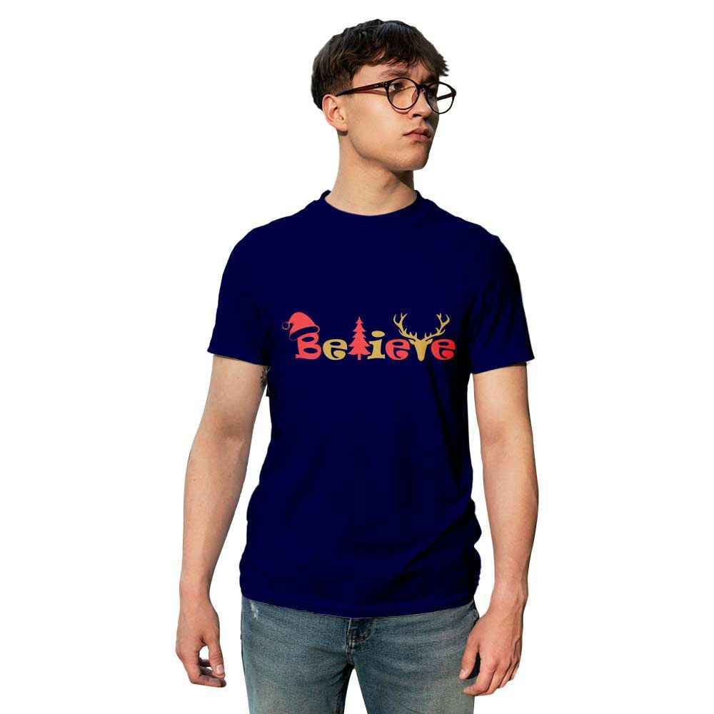 Believe Printed Unisex Graphics T-shirt for Men and Women - Right Marc