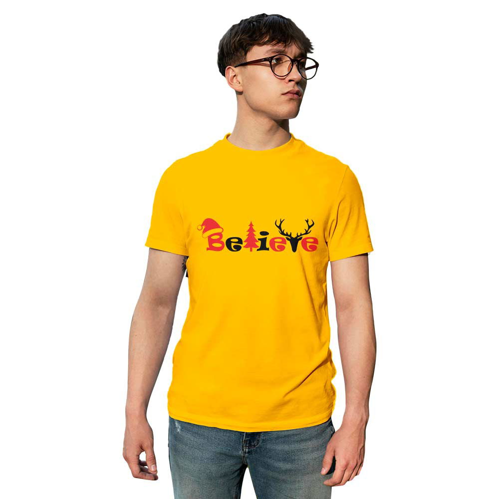 Believe Printed Unisex Graphics T-shirt for Men and Women - Right Marc