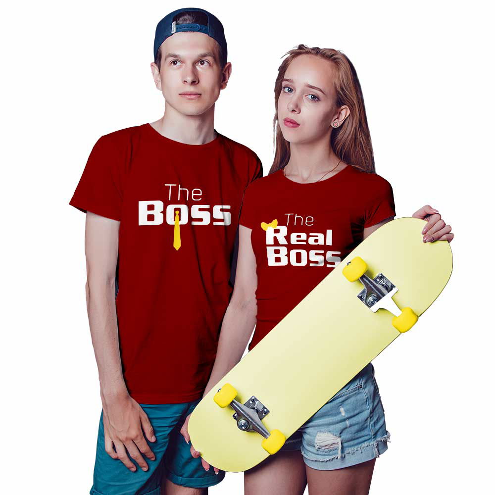 Boss and Real Boss Couple T-shirt - Right Marc