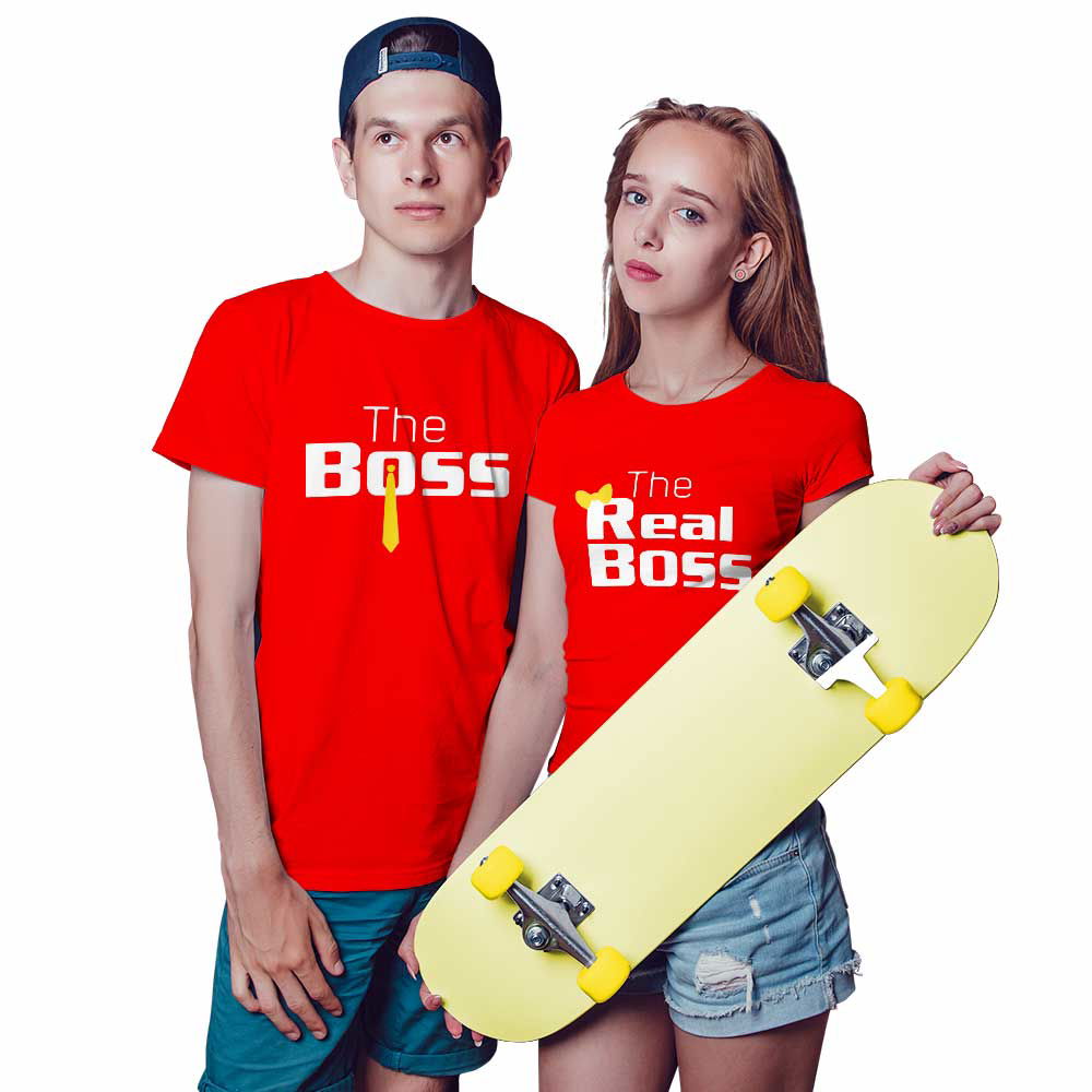 Boss and Real Boss Couple T-shirt - Right Marc