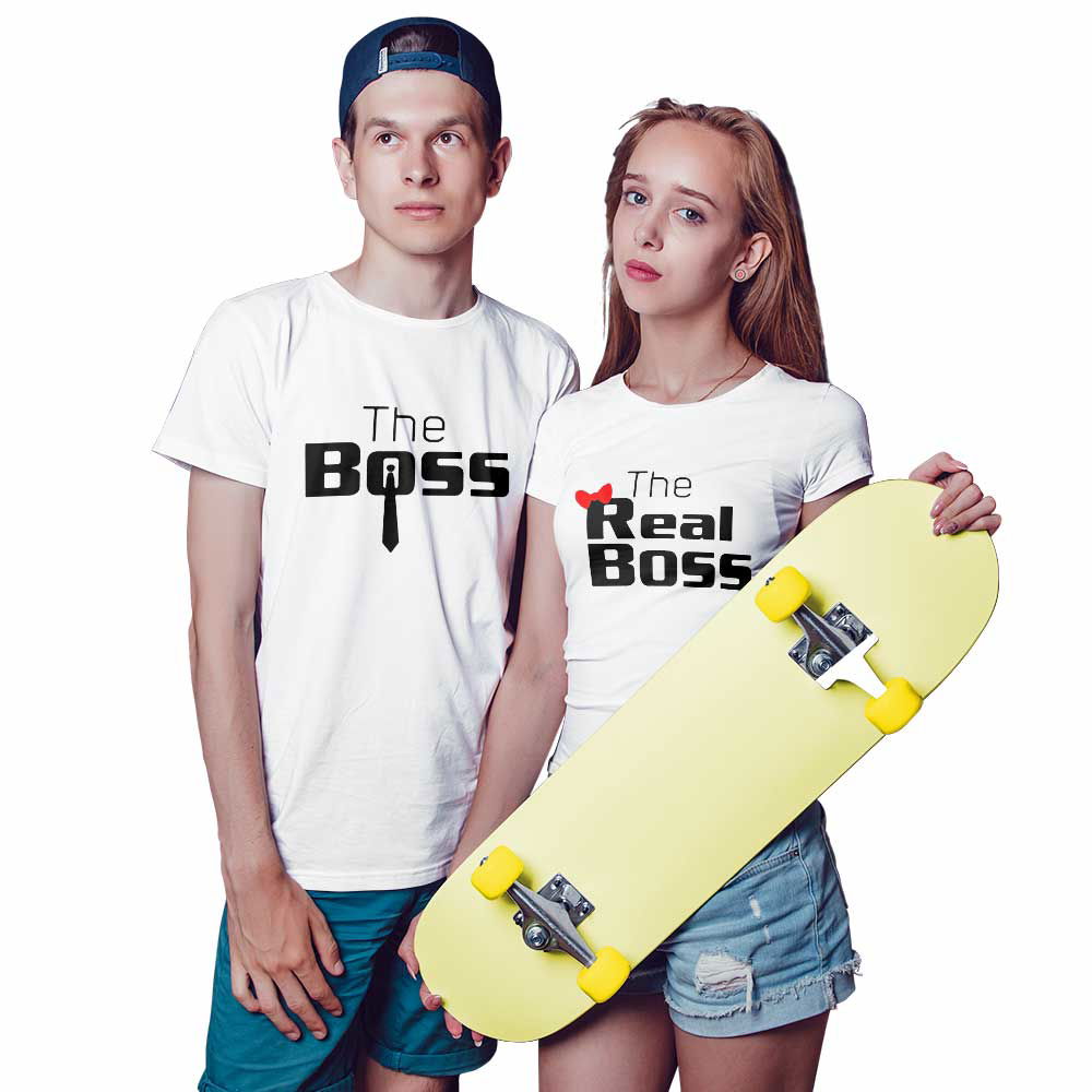 Boss and Real Boss Couple T-shirt - Right Marc