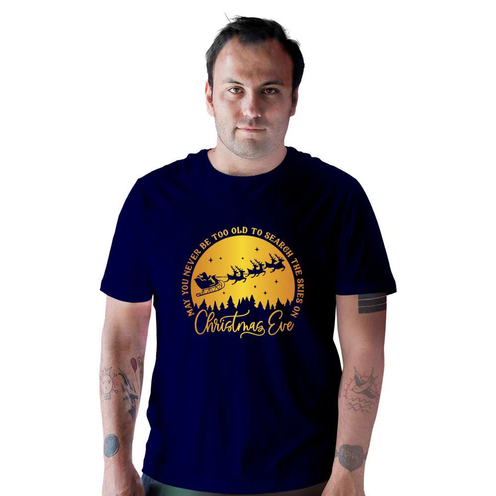 Christmas Eve Printed Unisex Graphics T-shirt for Men and Women - Right Marc