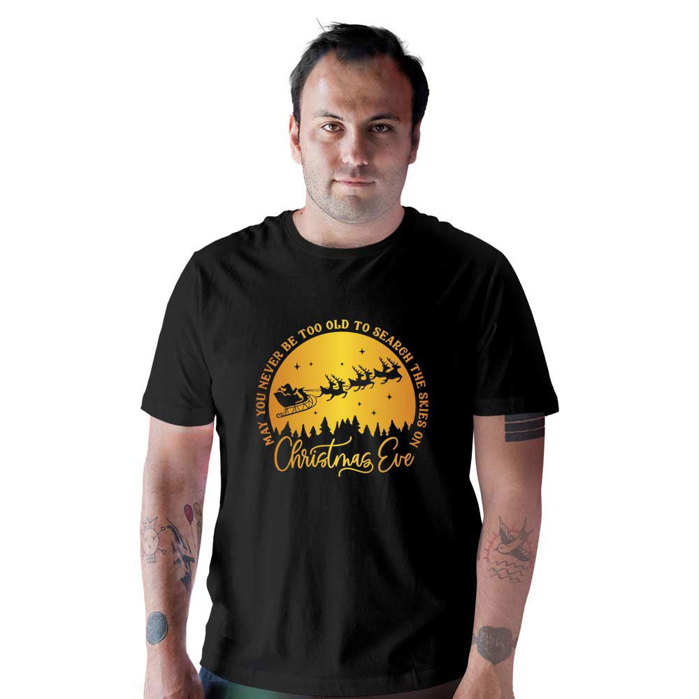 Christmas Eve Printed Unisex Graphics T-shirt for Men and Women - Right Marc