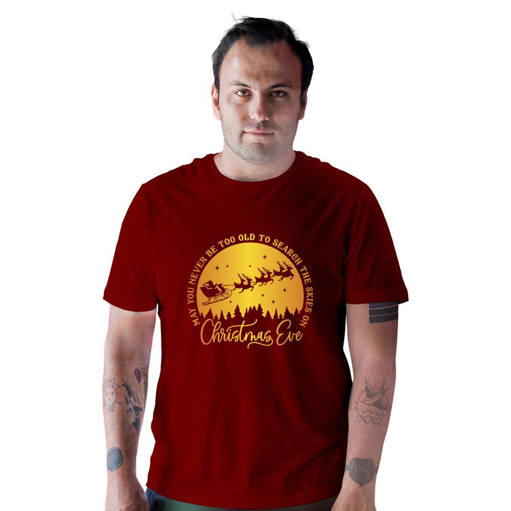 Christmas Eve Printed Unisex Graphics T-shirt for Men and Women - Right Marc