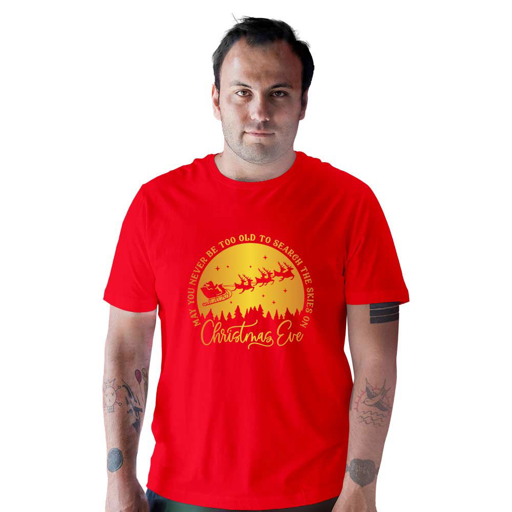 Christmas Eve Printed Unisex Graphics T-shirt for Men and Women - Right Marc