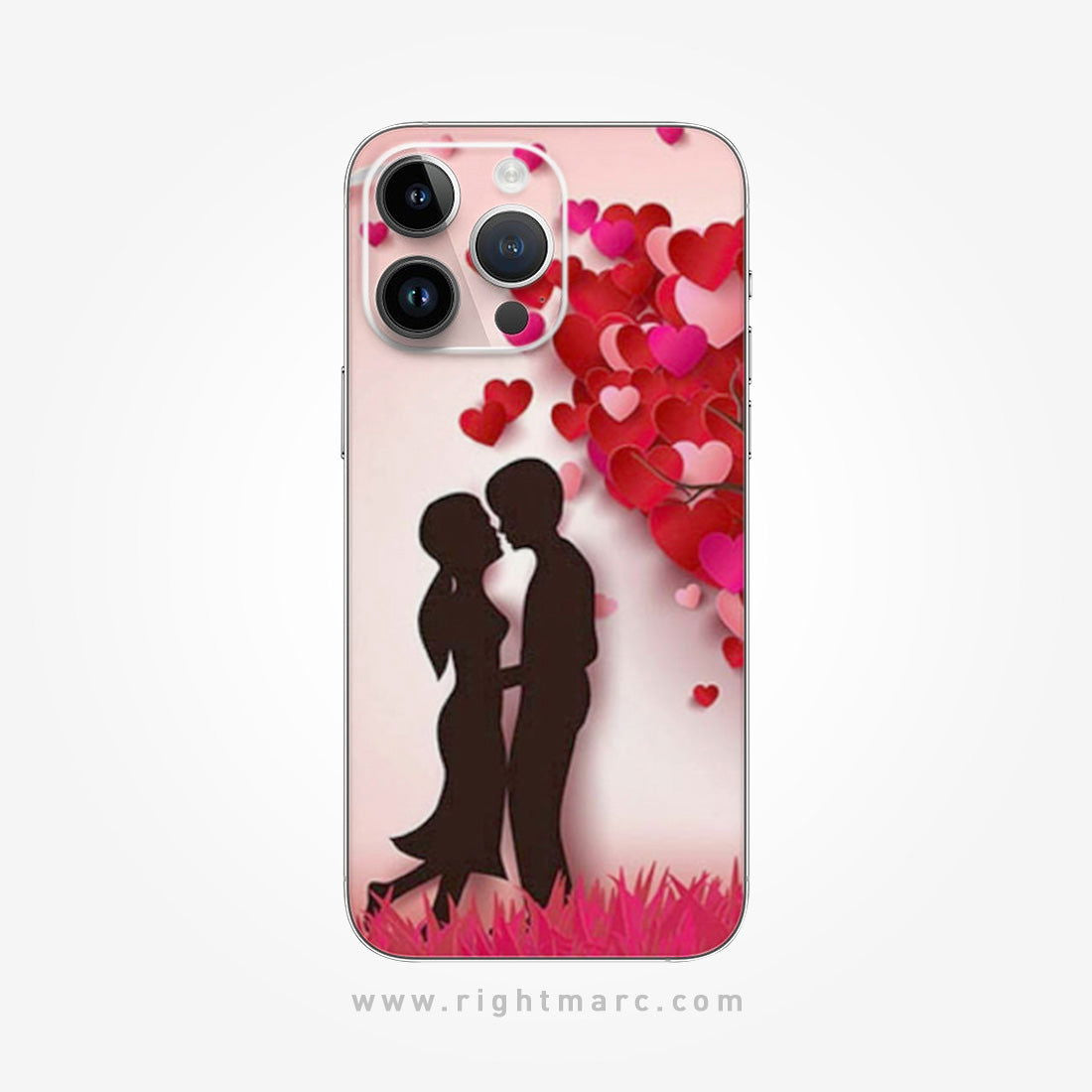 Couple Love Mobile Skin Wrap - Right Marc