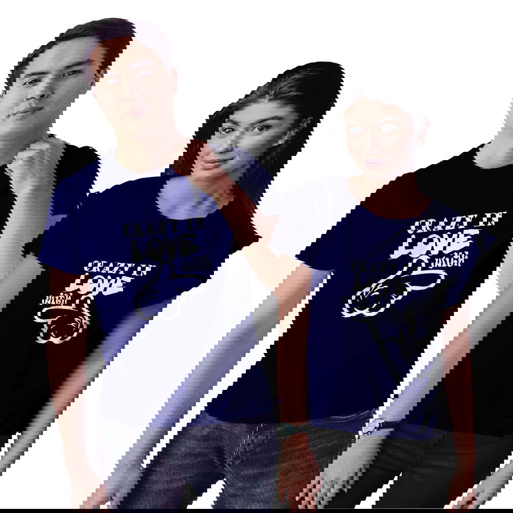 Crazy in Love Couple T-shirt - Right Marc