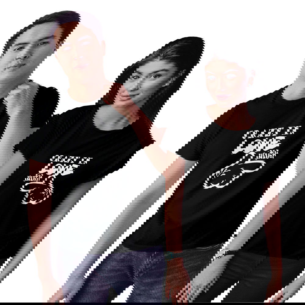 Crazy in Love Couple T-shirt - Right Marc