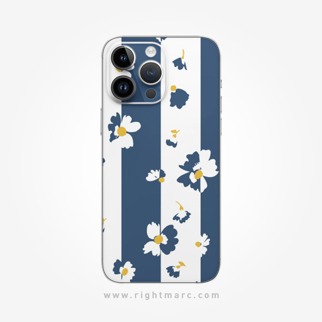Floral Pattern Mobile Skin Wrap - Right Marc