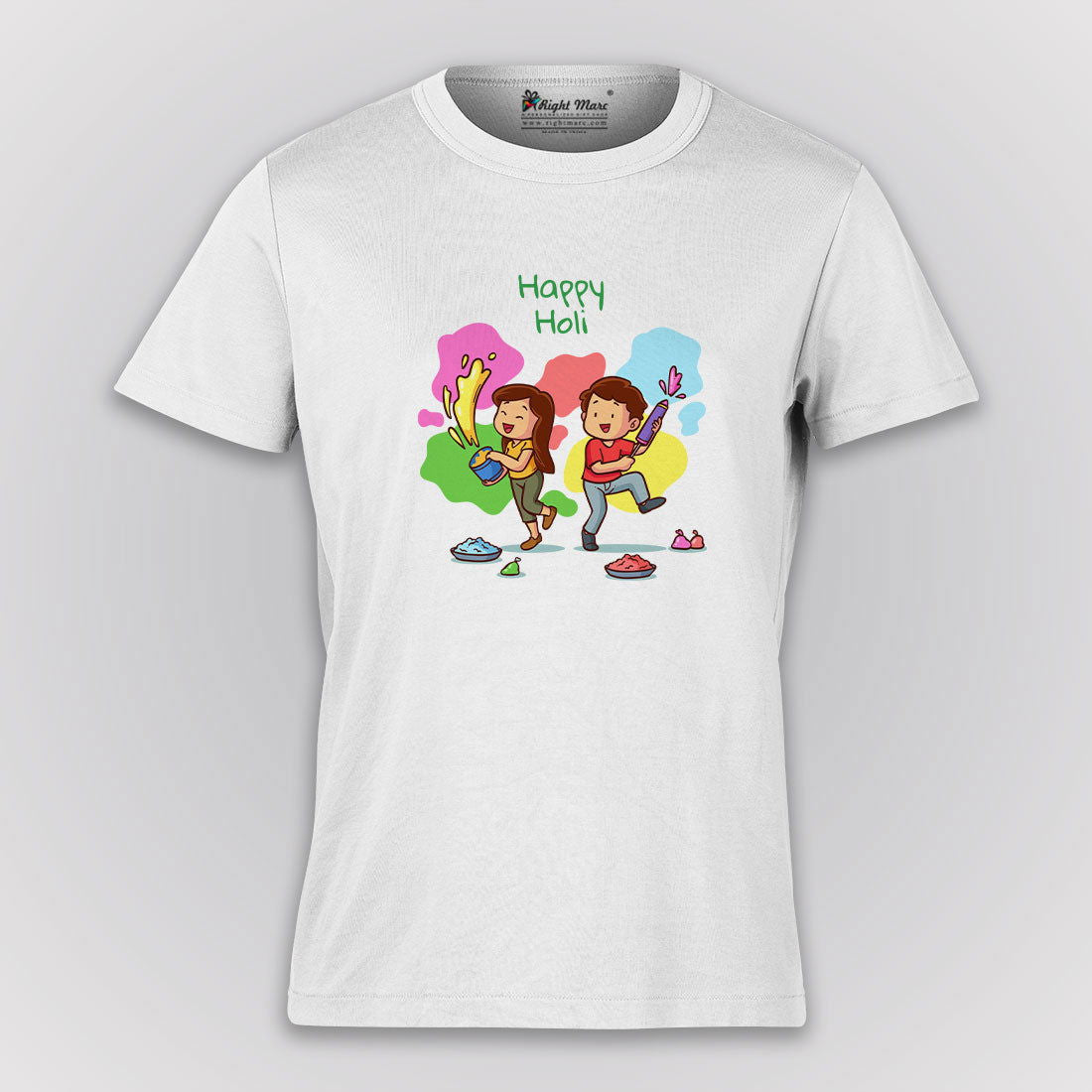 Holi Unisex T-Shirts for Kids & Adults - Right Marc