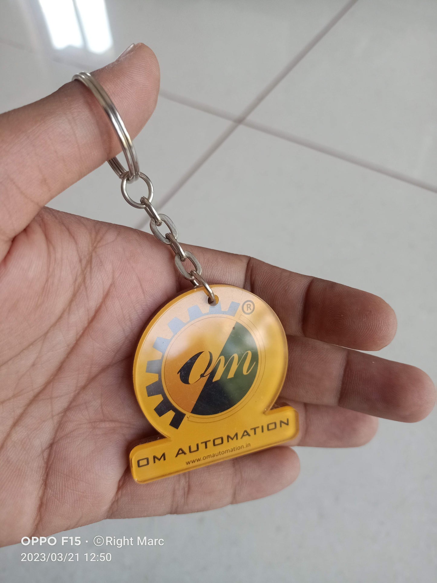 Custom Corporate Keychain – Logo Printed Promotional Gift for Events & Branding