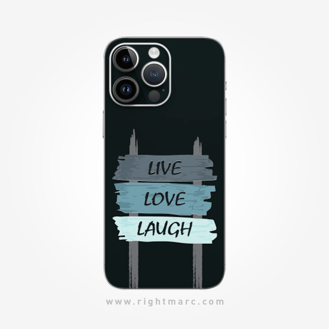 Live Love Laugh Mobile Skin Wrap - Right Marc