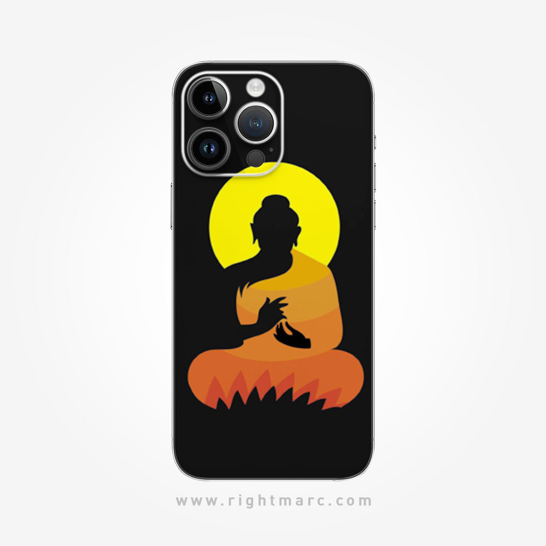 Lord Buddha Mobile Skin Wrap - Right Marc
