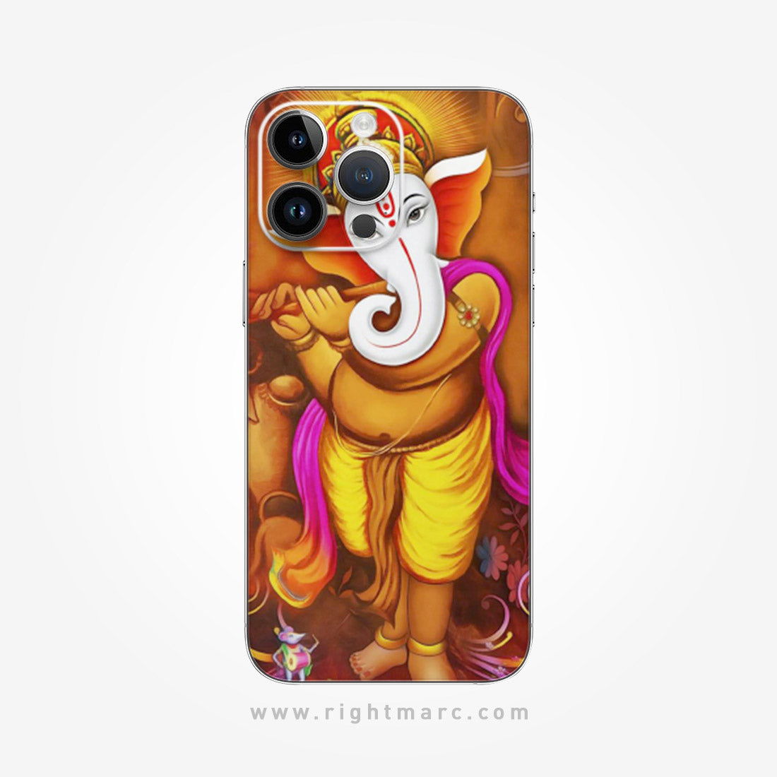 Lord Ganesh Mobile Skin Wrap - Right Marc
