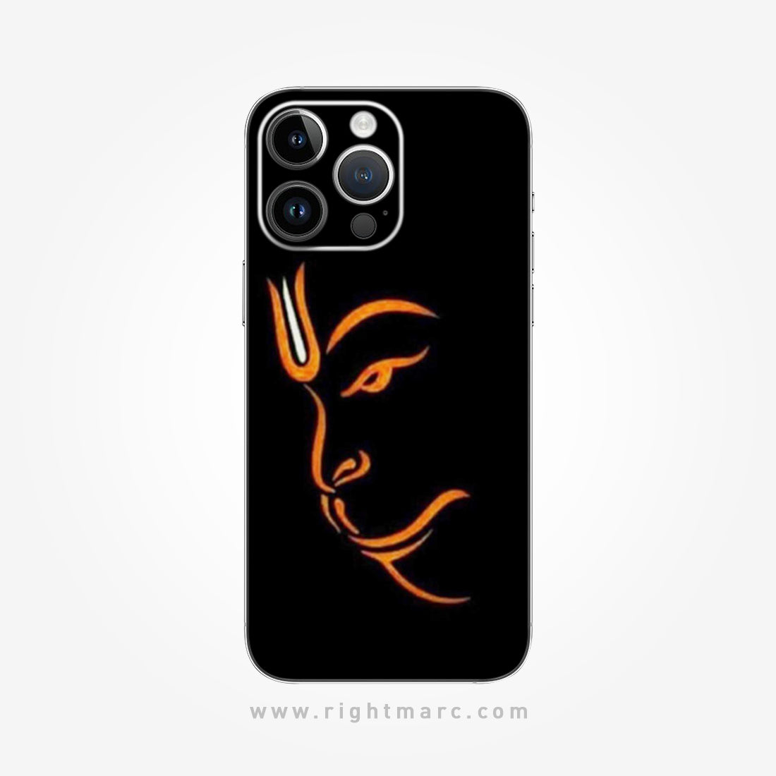 Lord Hanuman Mobile Skin Wrap - Right Marc