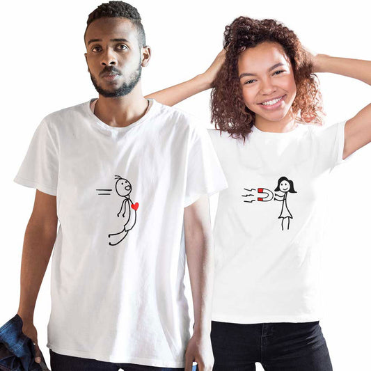 Love Magnet Couple T-shirt - Right Marc