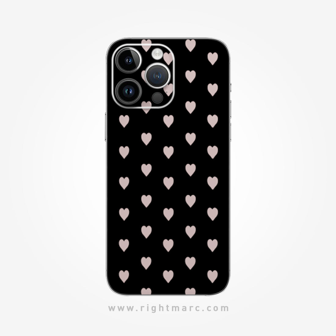 Love Pattern Mobile Skin Wrap - Right Marc