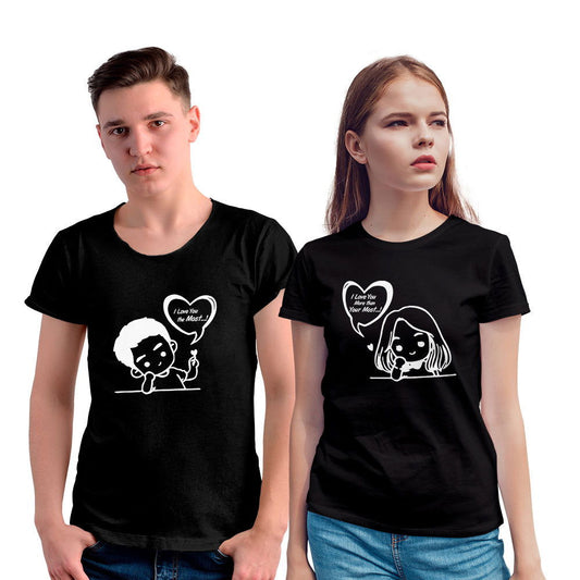 Love You The Most Couple T-shirt - Right Marc