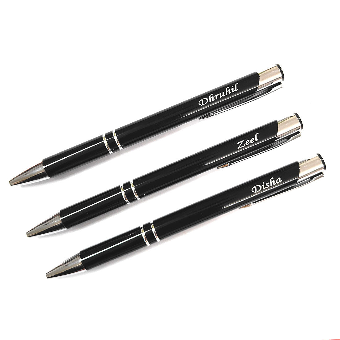 Personalized Benz Black Metal Pen – Custom Name Engraving Available - MP03