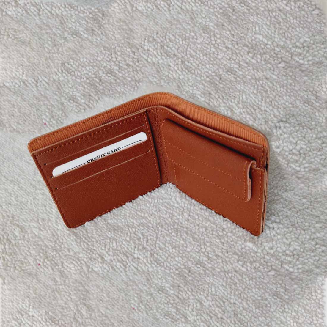 Men's Wallet and Keychain Imported Leather Combo