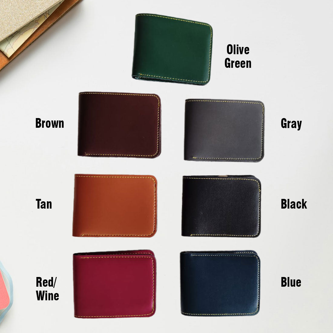 Men's Photo Wallet & Pen Combo – Indian Faux Leather