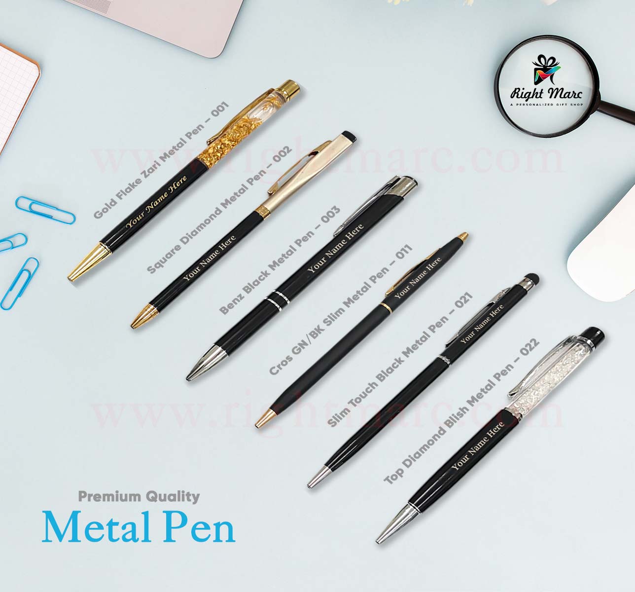 Men's Wallet, Pen & Keychain Combo – Imported Leather