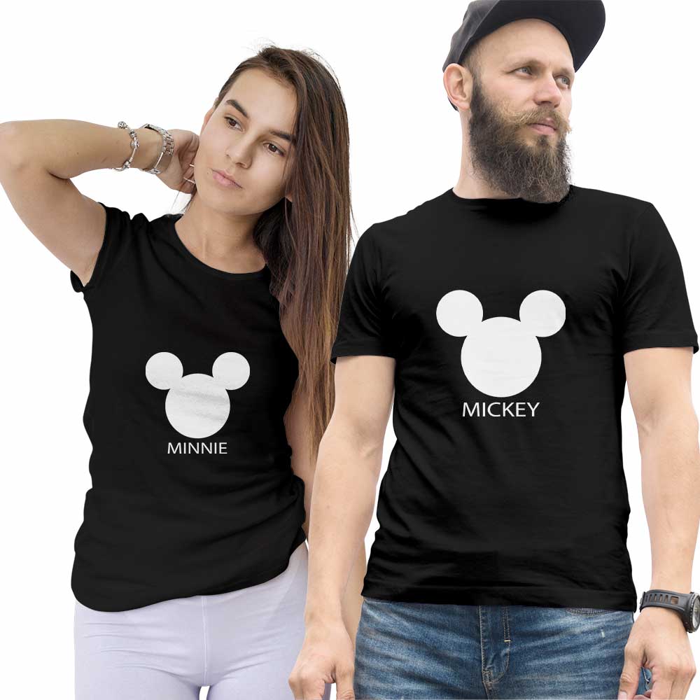 Micky and Minnie Couple T-shirt - Right Marc