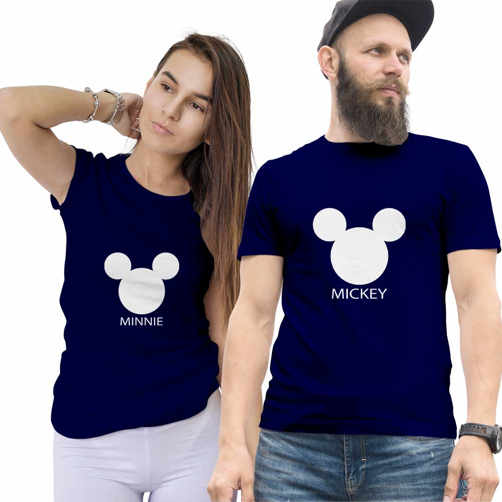 Micky and Minnie Couple T-shirt - Right Marc