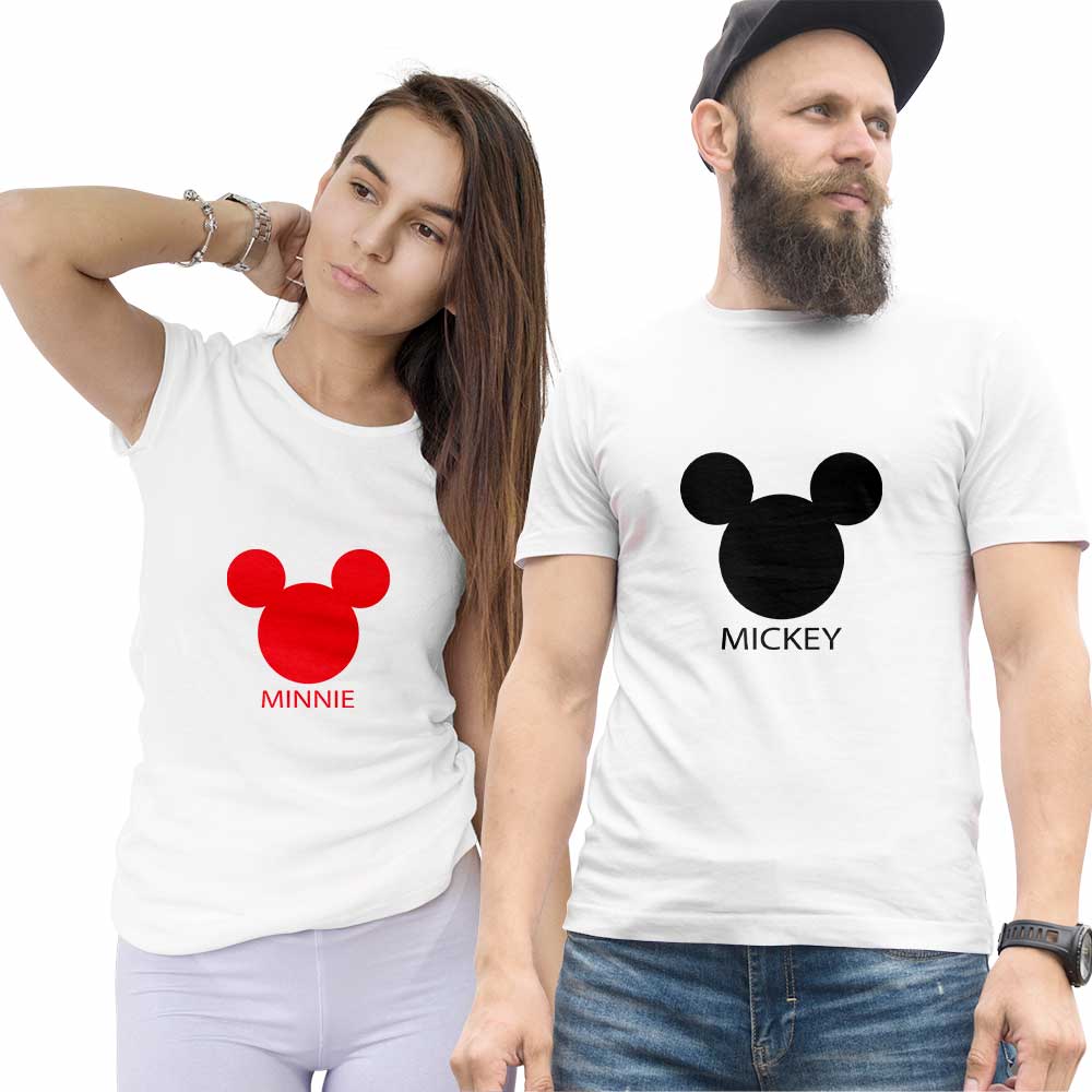 Micky and Minnie Couple T-shirt - Right Marc