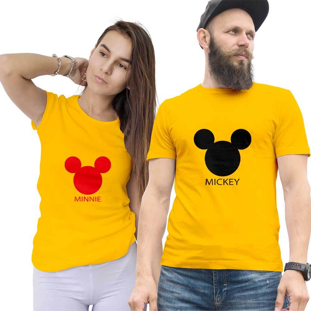 Micky and Minnie Couple T-shirt - Right Marc