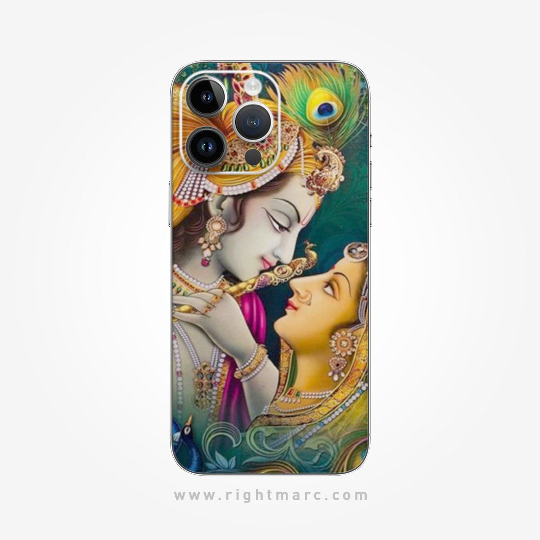 Radhe Krishna Mobile Skin Wrap - Right Marc