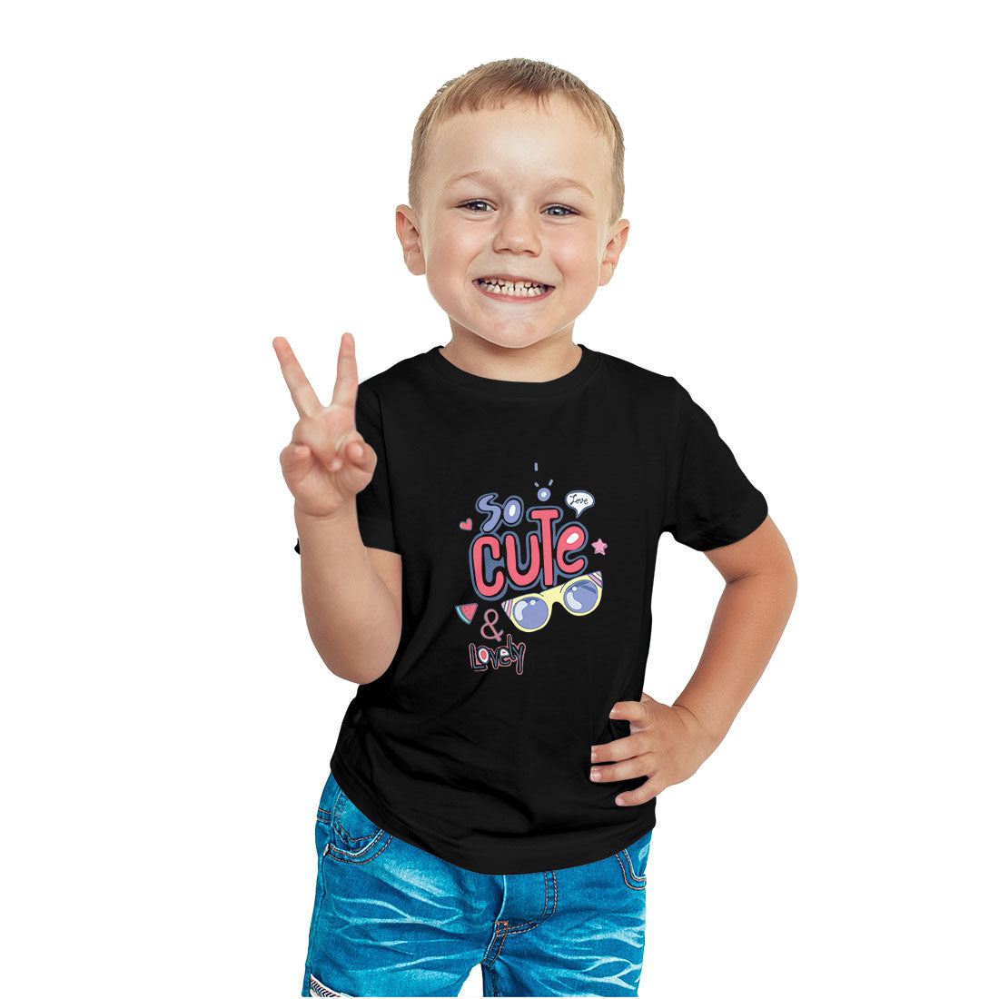 So Cute Kids T-Shirt - Super Soft Cotton for Playful Comfort (D107)