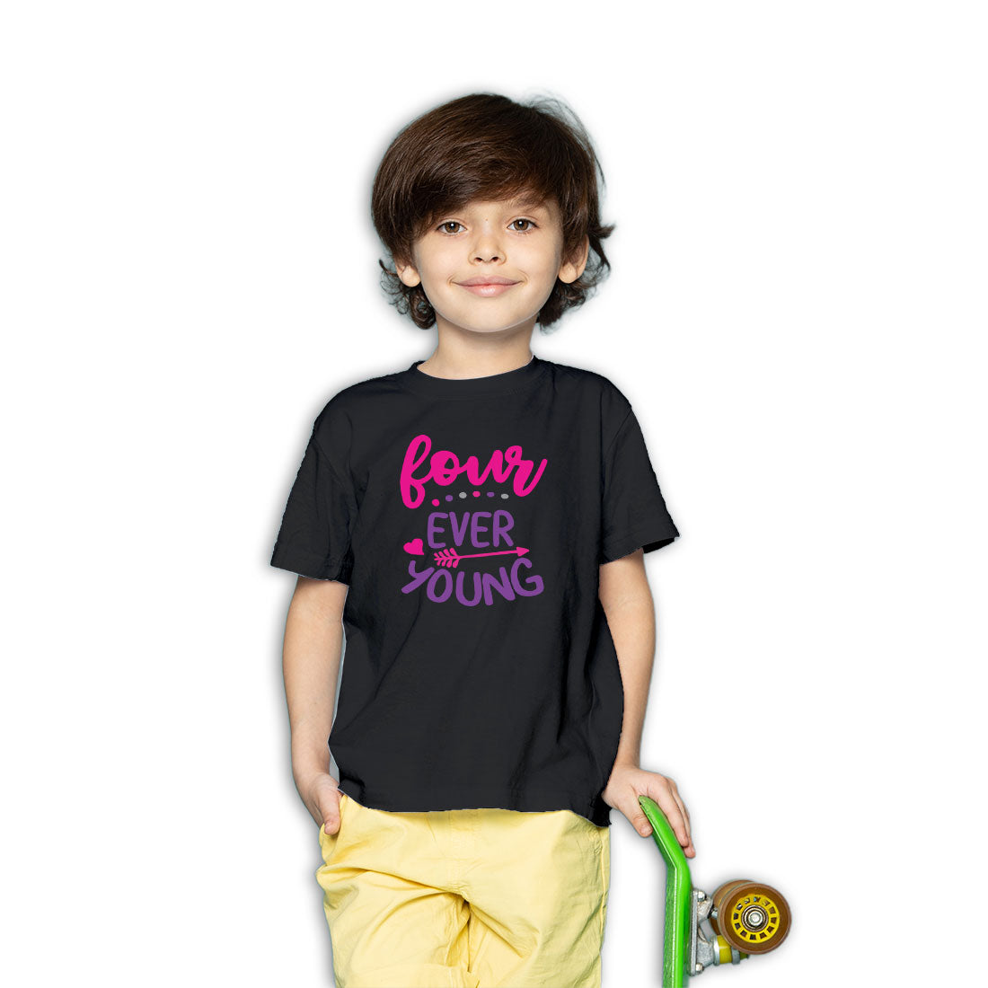 4th Birthday Kids T-Shirt - Soft Cotton, Fun & Comfy (D118)