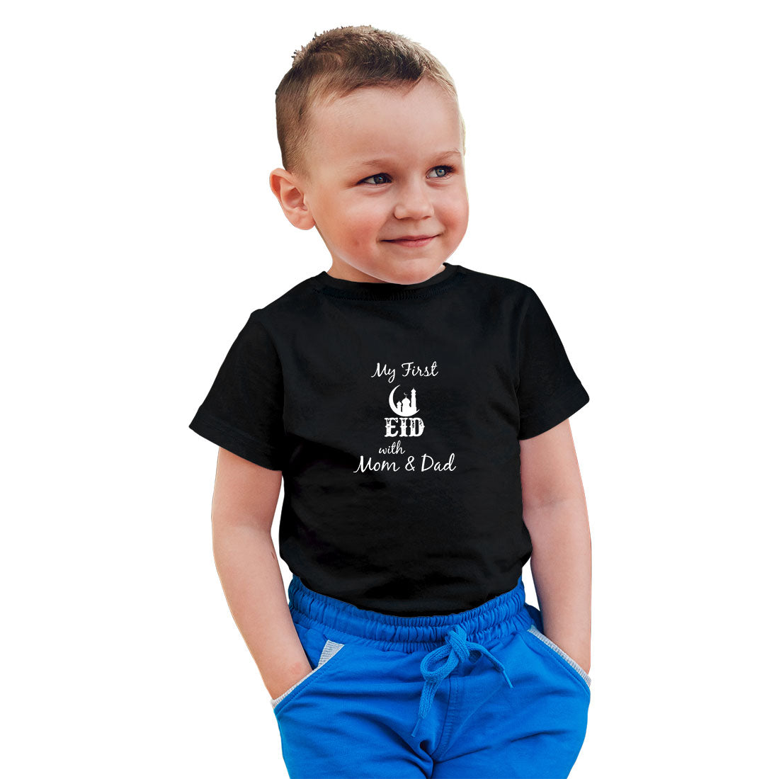 My First Eid Kids T-Shirt - Soft Cotton for Festive Comfort (D65)