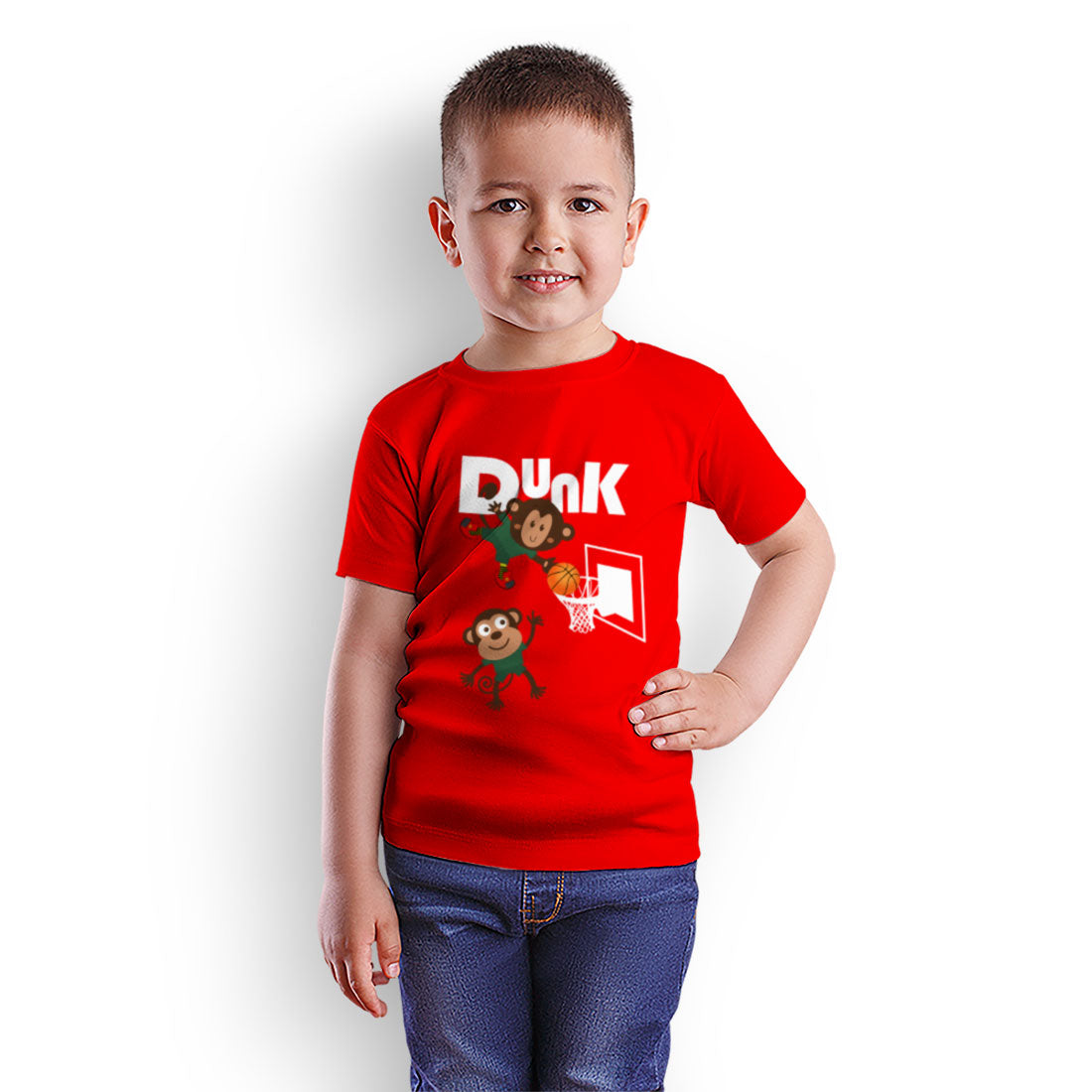 Quirky Duck Printed Kids T-Shirt - Soft & Comfy Cotton (D59)