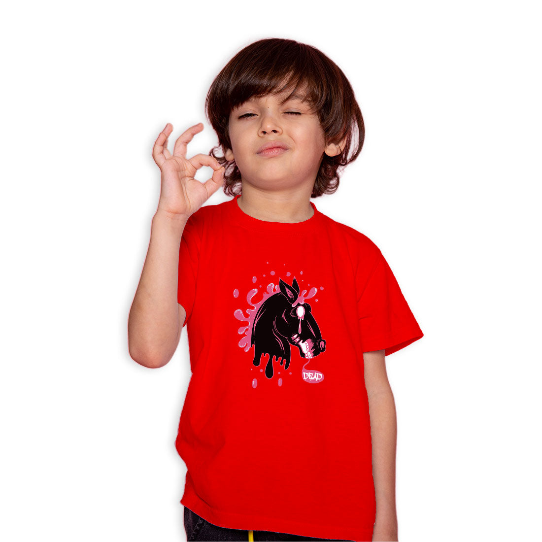 Spooky Vibes Kids T-Shirt - Soft Cotton for Little Monsters (D78)