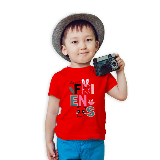 Best Friends Forever Kids T-Shirt - Super Combed Bio-Wash Cotton (D95)