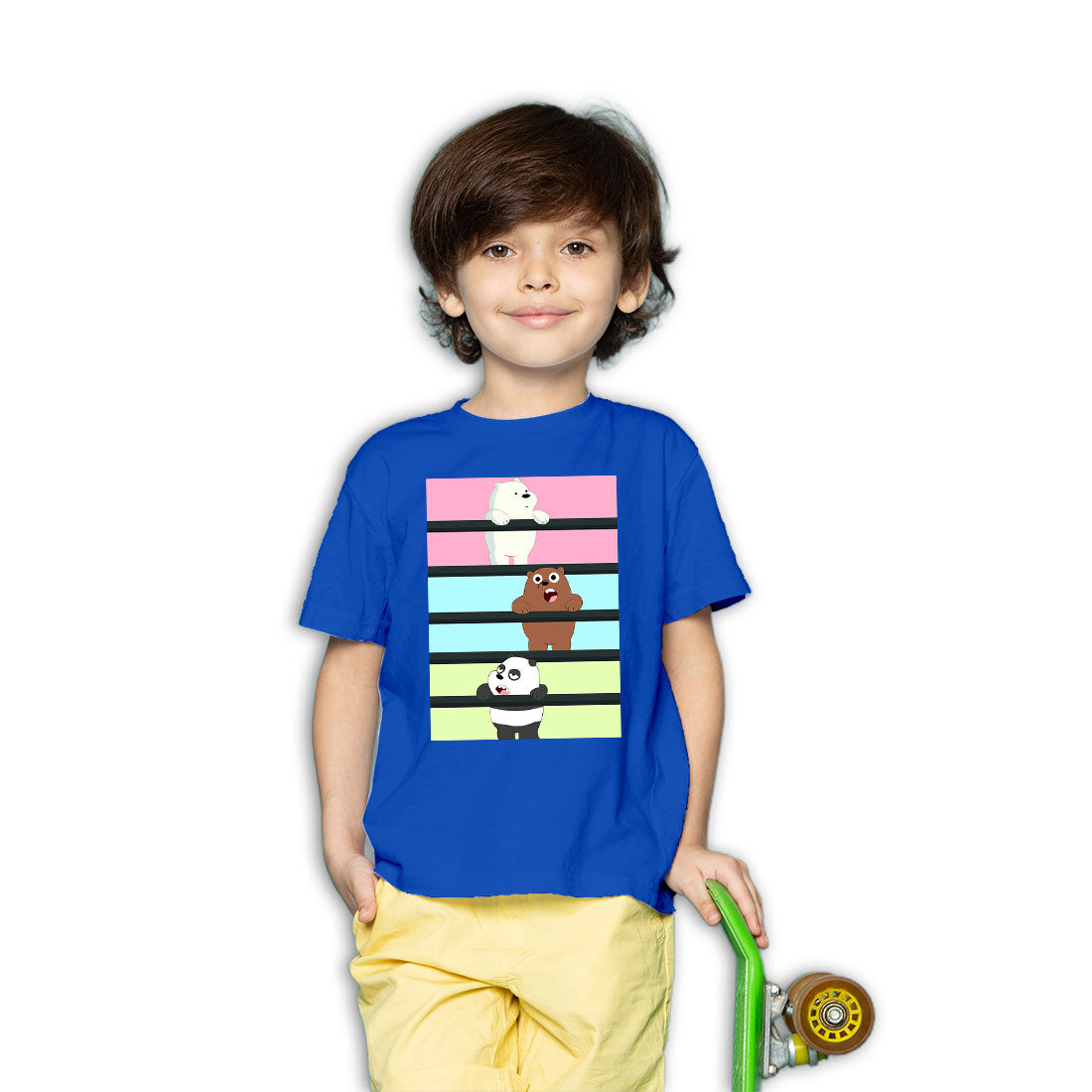 Panda & Bear Kids T-Shirt - Soft, Combed Cotton Comfort! (D54)