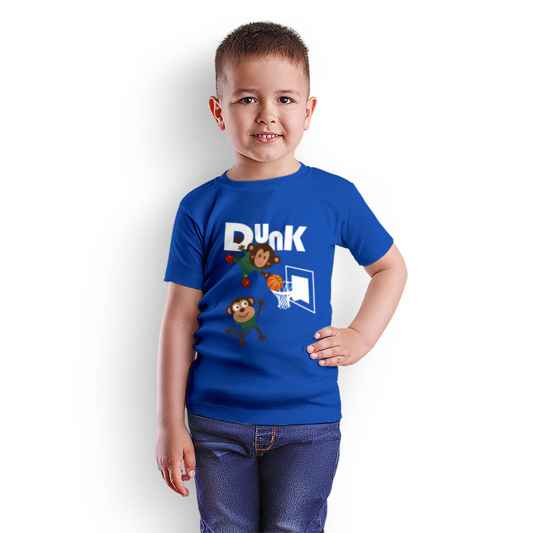 Quirky Duck Printed Kids T-Shirt - Soft & Comfy Cotton (D59)