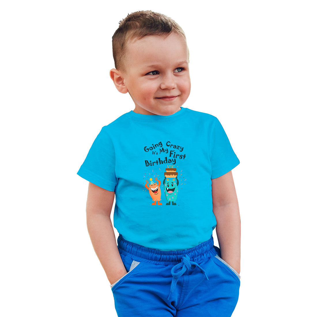 First Birthday Kids T-Shirt - Soft Cotton, Perfect for Celebrations (D32)
