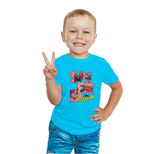 Spiderman Kids T-Shirt - Combed Cotton, Soft & Stylish! (D58)