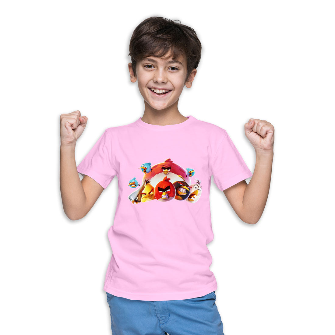 Angry Bird Kids T-Shirt - Super Combed Bio-Wash Cotton for Playful Days (D21)