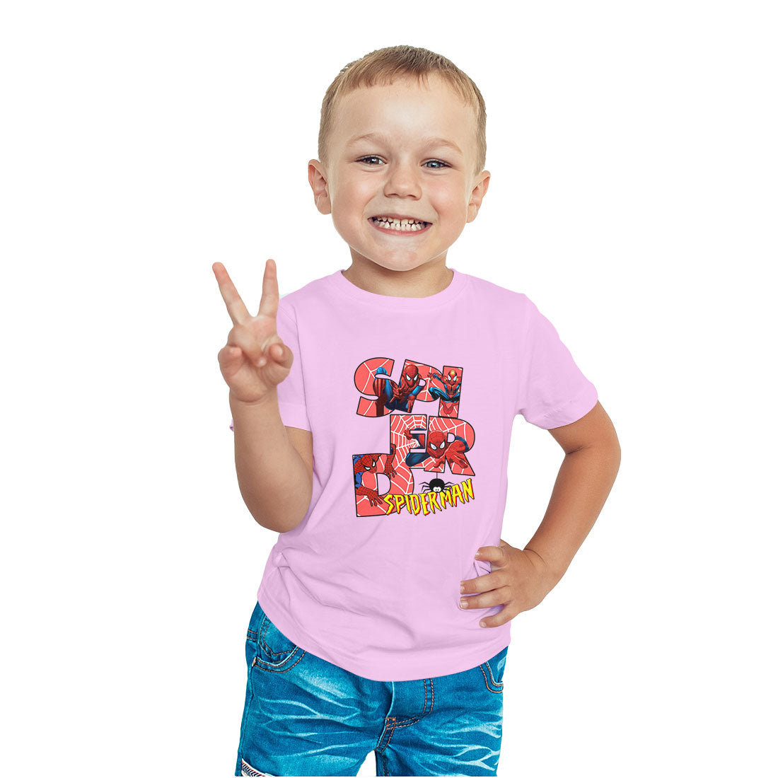 Spiderman Kids T-Shirt - Combed Cotton, Soft & Stylish! (D58)