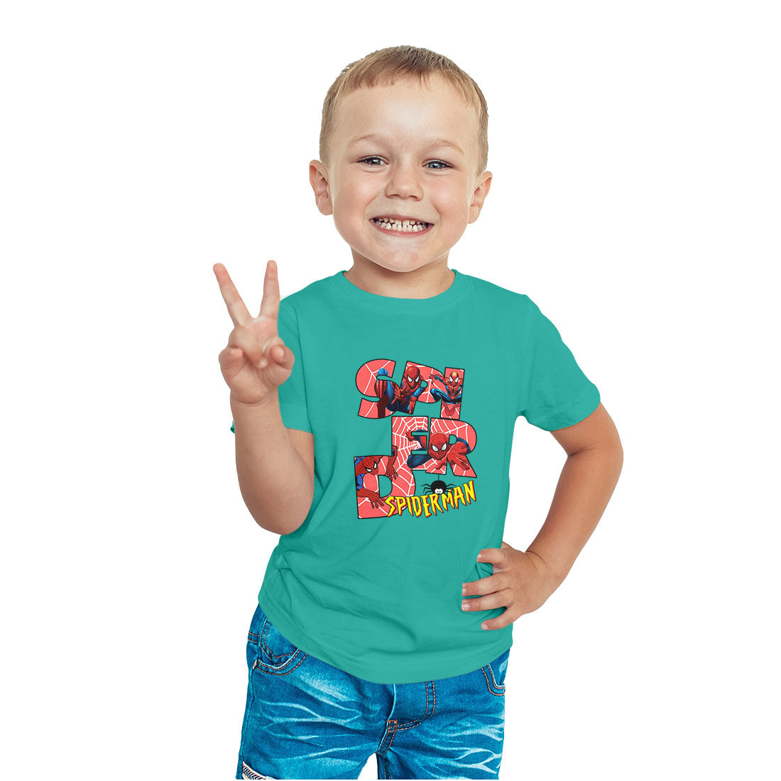 Spiderman Kids T-Shirt - Combed Cotton, Soft & Stylish! (D58)