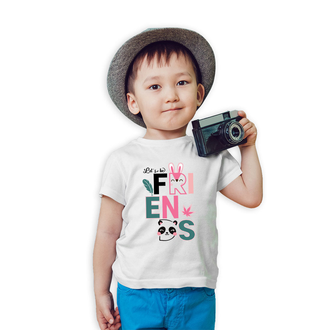 Best Friends Forever Kids T-Shirt - Super Combed Bio-Wash Cotton (D95)