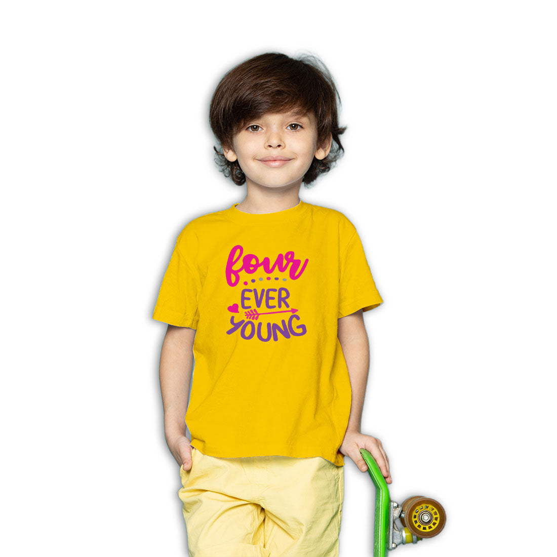 4th Birthday Kids T-Shirt - Soft Cotton, Fun & Comfy (D118)